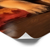 Puppy Herbst Delight Pumpkin Poster (Ecke)