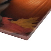 Puppy Herbst Delight Pumpkin Schneidebrett (Ecke)