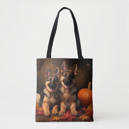 Puppy Herbst Delight Pumpkin Tasche (Vorderseite)