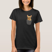 puppy in chest pocket for men women children T-Shirt (Vorderseite)