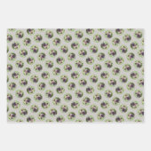 Puppy in the Garden Original Kunst Geschenkpapier Set (Vorderseite 2)