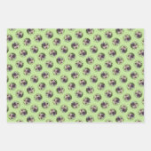 Puppy in the Garden Original Kunst Geschenkpapier Set (Vorderseite)