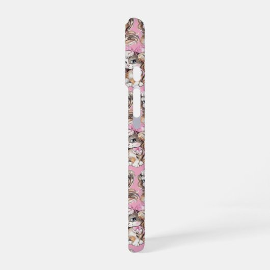 Puppy iPhone Case 16 Hülle (Linke Seite)