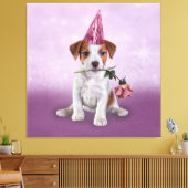 Puppy Jack Russell Terrier Leinwanddruck (Insitu (Wohnzimmer))