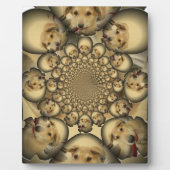 Puppy Kaleidoskop Art Print Fotoplatte (Vorderseite)