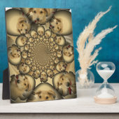 Puppy Kaleidoskop Art Print Fotoplatte (Seite)
