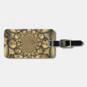 Puppy Kaleidoskop Art Print Gepäckanhänger (Vorderseite horizontal)