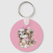 Puppy Keychain Schlüsselanhänger (Rückseite)