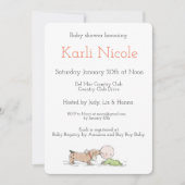 Puppy Kisses Baby Shower Einladungen (Vorderseite)