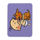 Puppy Kisses für das Baby Magnet (Vertikal)