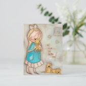 Puppy Kisses - Postkarte (Stehend Vorderseite)