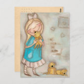 Puppy Kisses - Postkarte (Vorne/Hinten)