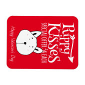 Puppy Kisses Valentine Kühlschrank Magnet (Horizontal)