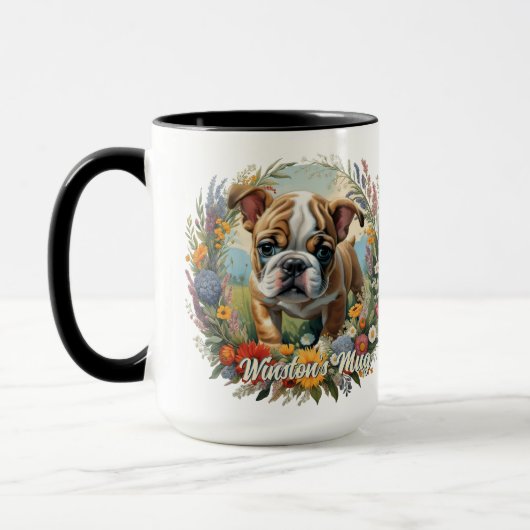 Puppy-Laurel Tasse (Links)