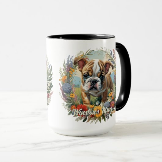 Puppy-Laurel Tasse (VorderseiteRechts)