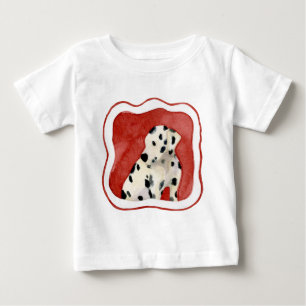 "Puppy Liebe", Dalmatiner Puppy Art von Audrey Jea Baby T-shirt