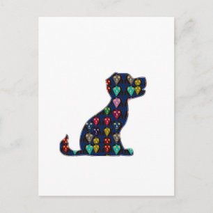 PUPPY LIEBE Haustier NVN96 NavinJOSHI FUN Postkarte
