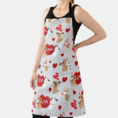 Puppy-Liebe-Muster Schürze (InSitu)