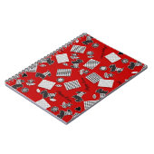 Puppy Liebe Scotty Terrier Red Notizblock (Linke Seite)