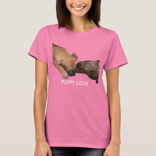 Puppy-Liebe-Shirt T-Shirt (Vorderseite)