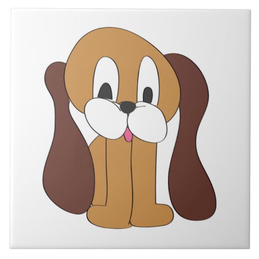 PUPPY LONG EARS FLIESE (Vorderseite)