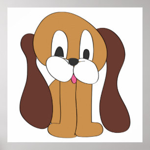 PUPPY LONG EARS POSTER