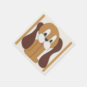 PUPPY LONG EARS SERVIETTE (Ecke)
