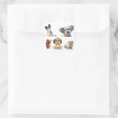 Puppy Love Awesome Pack Quadratischer Aufkleber (Tasche)