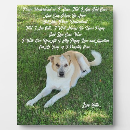 Puppy Love Fotoplatte (Vorderseite)