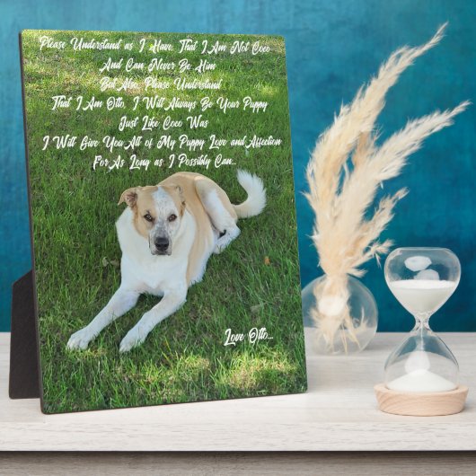 Puppy Love Fotoplatte (Seite)