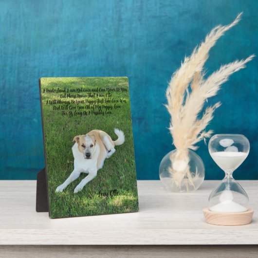 Puppy Love Fotoplatte (Seite)