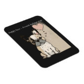 Puppy love - French bulldog style Magnet (Rechte Seite)
