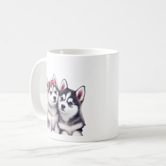 Puppy Love Kaffeetasse (Vorderseite Links)
