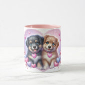 Puppy love Mug Tasse (Zentrum)
