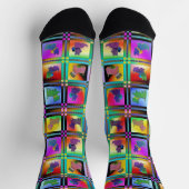 Puppy Love  Multicolored Socken (Oben)