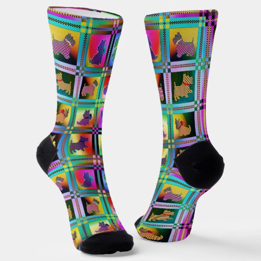 Puppy Love  Multicolored Socken (Gewinkelt)