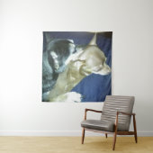 Puppy Love Tapestry Wandteppich (Beispiel)