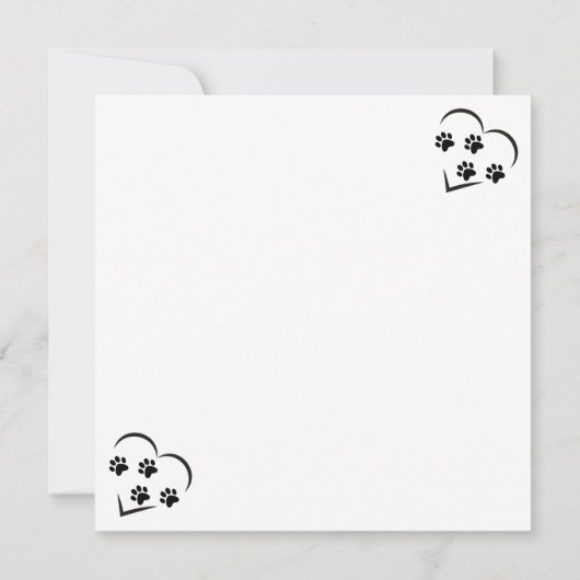 PUPPY LOVER EINLADUNG (Rückseite)