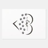 PUPPY LOVER GESCHENKPAPIER SET (Vorderseite 2)