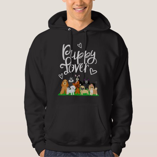 Puppy Lover Hoodie (Vorderseite)