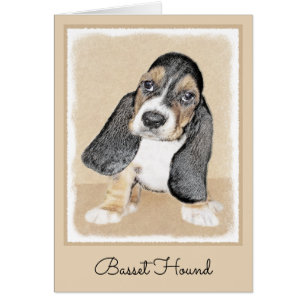 Puppy-Malerei im Basset-Hund - Original Hundeschic