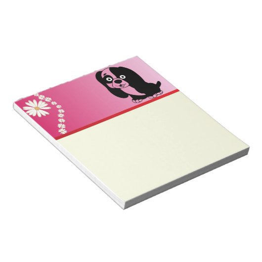 Puppy Notepad Notizblock (angewinkelt)