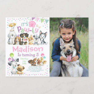 Puppy-Party Einladung
