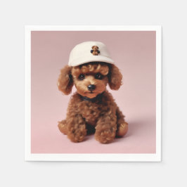 Puppy Party Pop” – Heliumballon Serviette