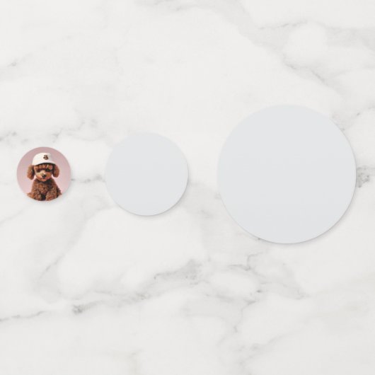 Puppy Party Table Confetti Konfetti (Vorderseiten)