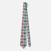 Puppy Pattern Neck Tie Krawatte (Vorderseite)