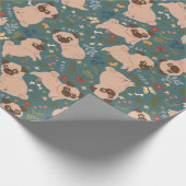 Puppy Pattern Wrapping Paper Geschenkpapier (Ecke)