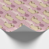 Puppy Pattern Wrapping Paper Geschenkpapier (Ecke)