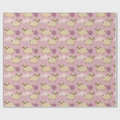 Puppy Pattern Wrapping Paper Geschenkpapier (Flach)