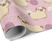 Puppy Pattern Wrapping Paper Geschenkpapier (Rolleneckpunkt)